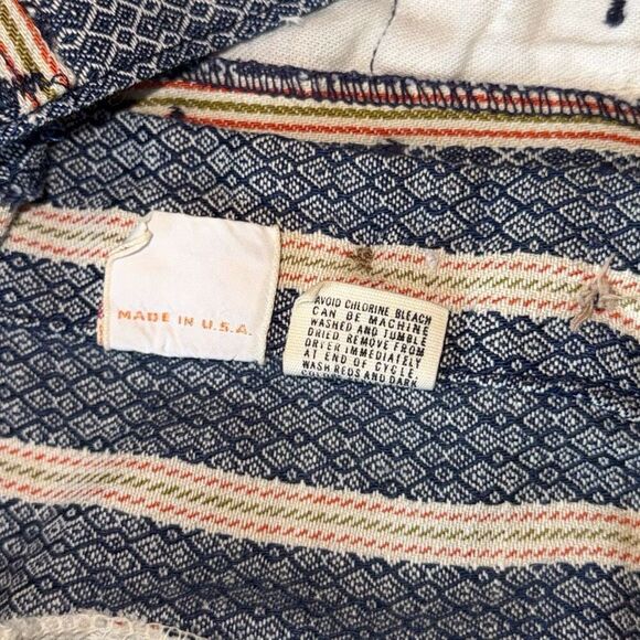 Vintage 1960s 70s Lady Wrangler Striped Patch Pocket Flare Pants Hippie Western - Picture 14 of 14